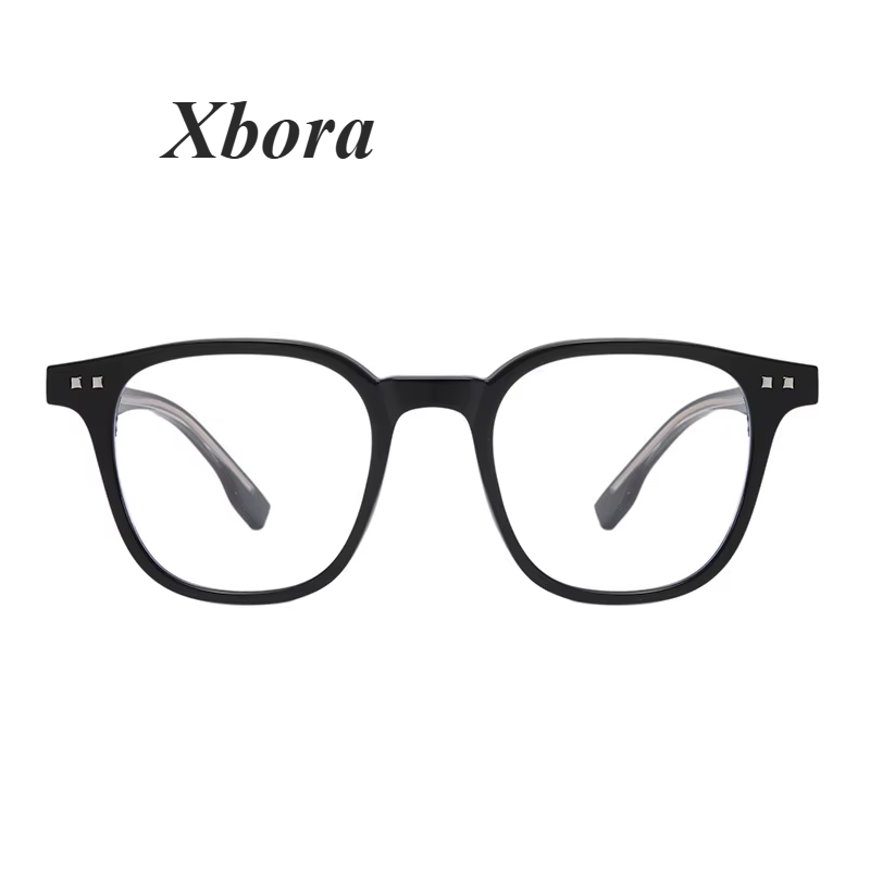 Xbora Unisex Full Rim Oval Square Tr 90 Eyeglasses 503555