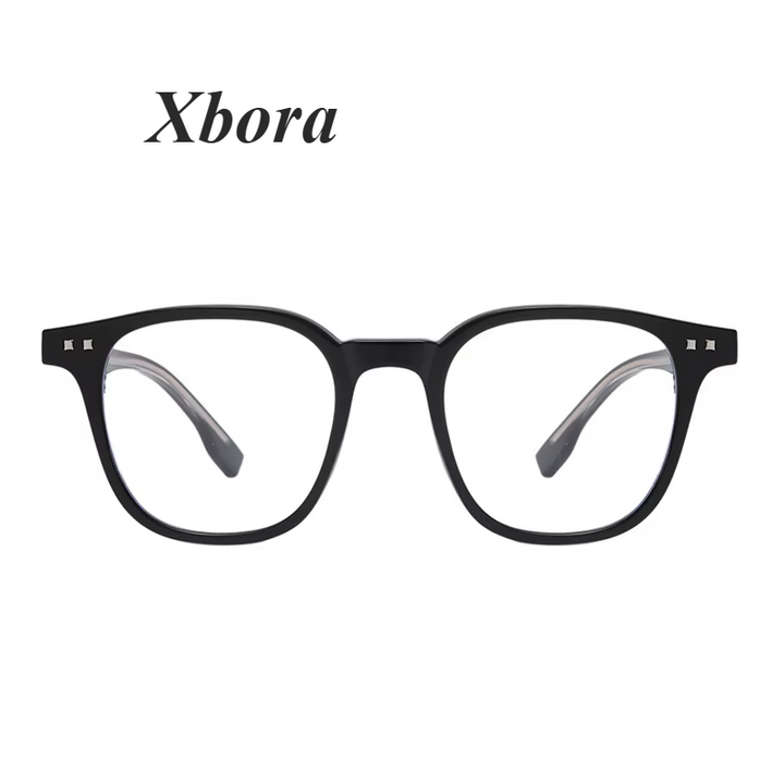 Xbora Unisex Full Rim Oval Square Tr 90 Eyeglasses 503555