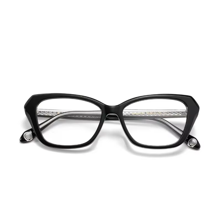 Aror Unisex Full Rim Square Cat Eye Acetate Eyeglasses 199871
