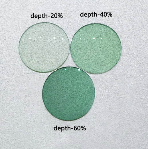 Hewei Single Vision Aspheric Tinted Lenses Lenses Hewei Lenses 1.56 20% Green