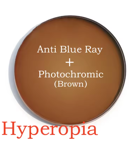 Yimaruili Photochromic Anti Blue Single Vision Lenses