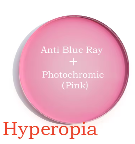 Yimaruili Photochromic Anti Blue Single Vision Lenses