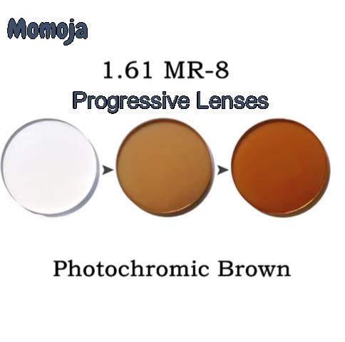 Momoja 1.61 Index Mr-8 Progressive Photochromic Lenses