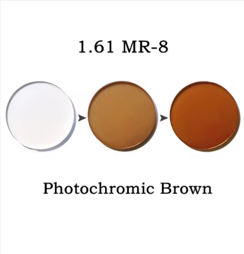 Xbora Single Vision 1.61 Index MR-8 Photochromic Lenses