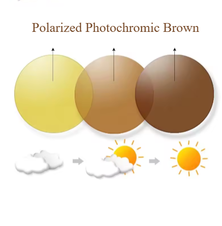 Chashma Single Vision Photochromic Polarized Driving Lenses