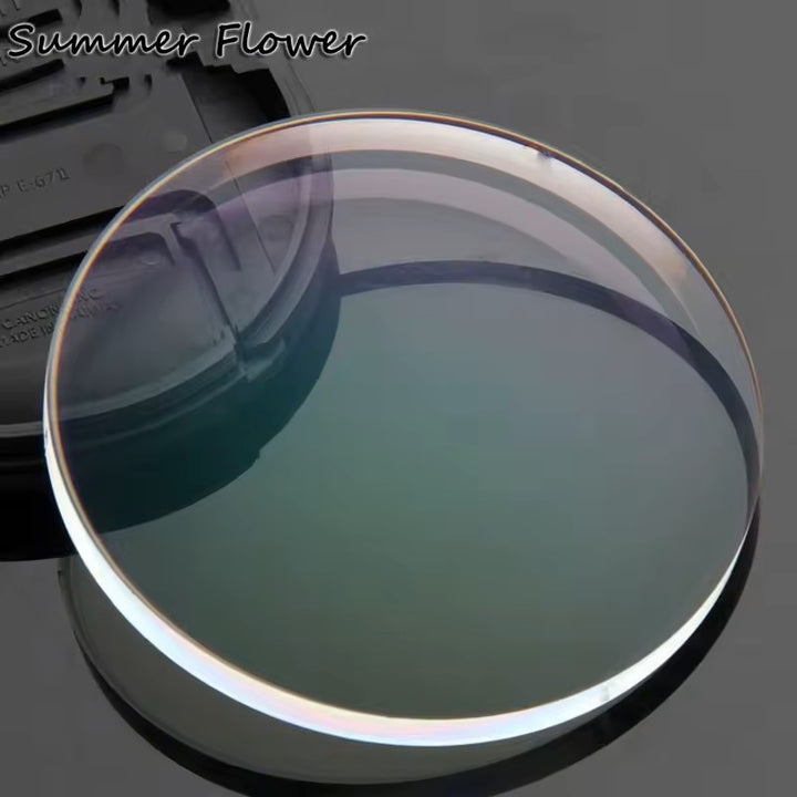 Summer Flower Single Vision HD Clear Lenses Lenses Summer Flower Lenses 1.56 Myopic (Makes Objects Smaller)