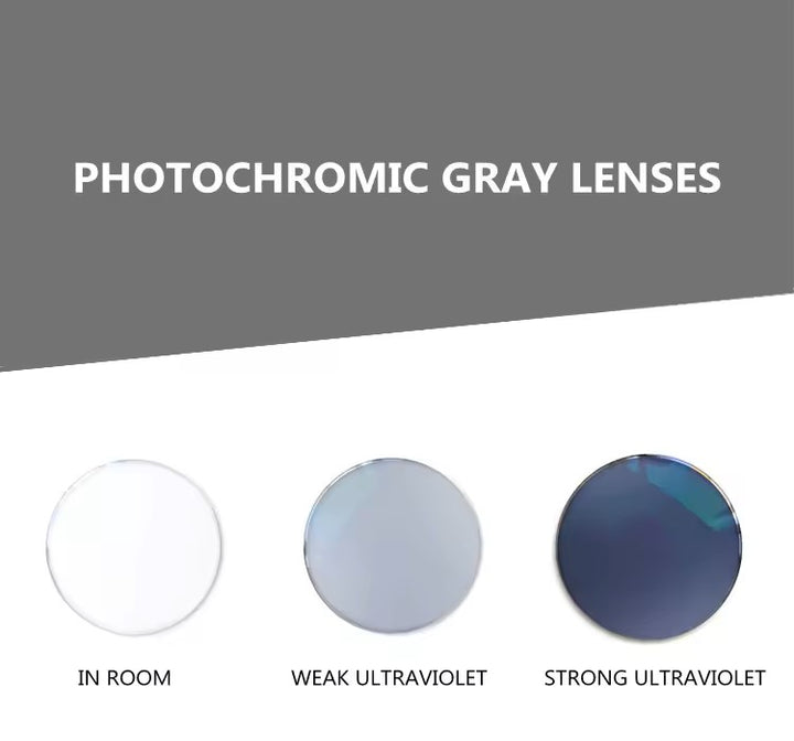 Summer Flower Single Vision Photochromic Lenses Lenses Summer Flower Lenses 1.56 Grey
