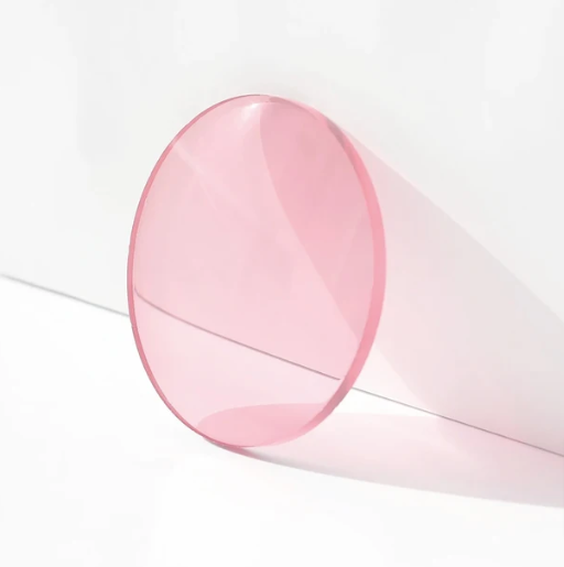 Vicky Single Vision Gradient Tint MR Series Lenses Lenses Vicky Lenses 1.61 MR-8 Full Tint Pink