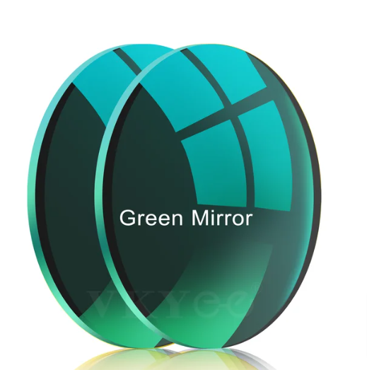 Vicky Progressive Polarized Sunglass Lenses Lenses Vicky Lenses 1.56 Green Mirror 