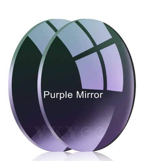 Vicky Progressive Polarized Sunglass Lenses Lenses Vicky Lenses 1.56 Purple Mirror 