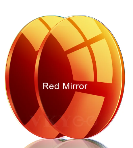 Vicky Progressive Polarized Sunglass Lenses Lenses Vicky Lenses 1.56 Red Mirror 