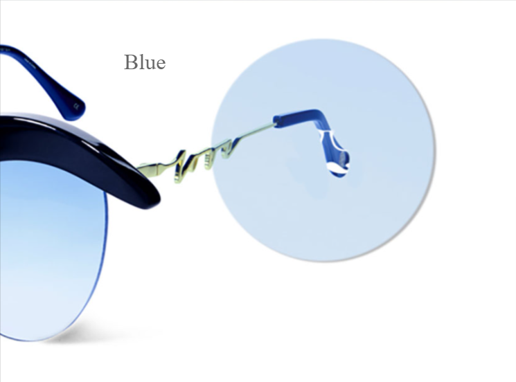 Hotochki 1.56 Index Aspheric Inside Progressive Tinted Lenses Lenses Hotochki Lenses Blue