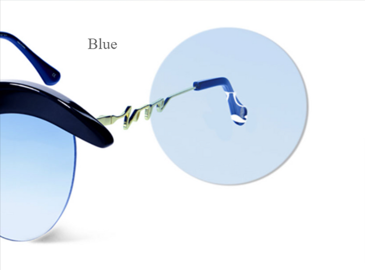 Hotochki 1.56 Index Aspheric Inside Progressive Tinted Lenses Lenses Hotochki Lenses Blue