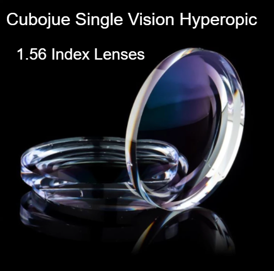 Cubojue Polycarbonate Single Vision Clear Lenses Lenses Cubojue Lenses 1.56 Hyperopic 