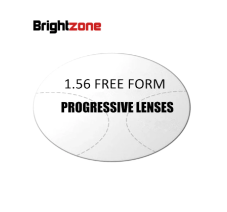 Brightzone 1.56 Index Free Form Progressive Multifocal Clear Lenses Lenses Brightzone Lenses