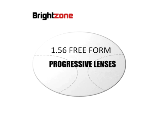 Brightzone 1.56 Index Interior Free Form Progressive Multifocal Clear Lenses Lenses Brightzone Lenses