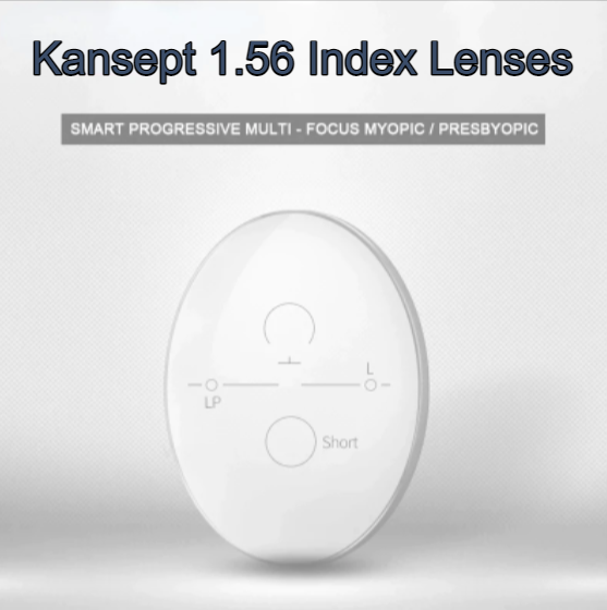 Kansept Aspheric Free Form Progressive Myopic Clear Lenses Lenses Kansept Lenses 1.56