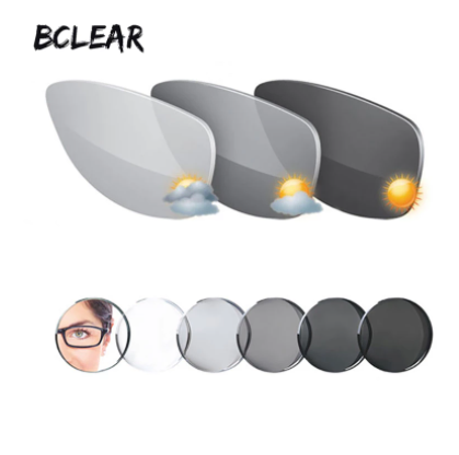 BCLEAR 1.56 Index Photochromic Outside Progressive Lenses Color Gray Lenses Bclear Lenses