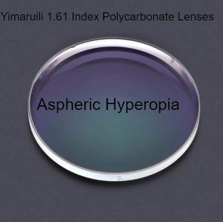 Yimaruili HD Resin Aspheric Single Vision Polycarbonate Clear Lenses Lenses Yimaruili Lenses Aspheric Hyperopia  