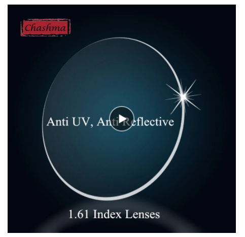 Chashma 1.61 Index Single Vision Aspheric Lenses Clear Lenses Chashma Lenses