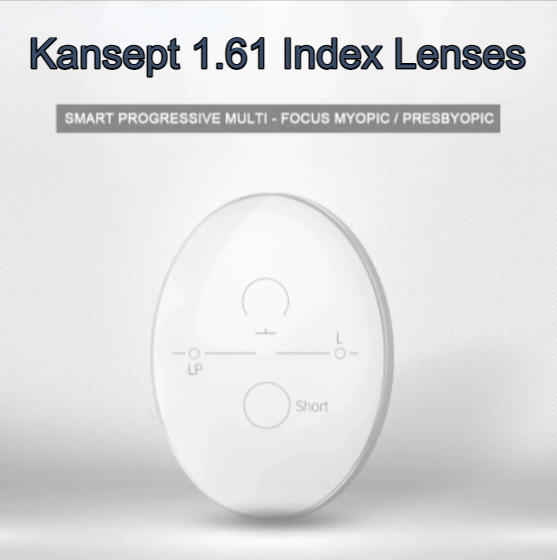 Kansept Aspheric Free Form Progressive Myopic Clear Lenses Lenses Kansept Lenses 1.61