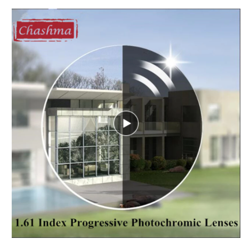 Chashma 1.61 Index Aspheric Interior Digital Free Form Progressive Photochromic Brown Lenses Lenses Chashma Lenses