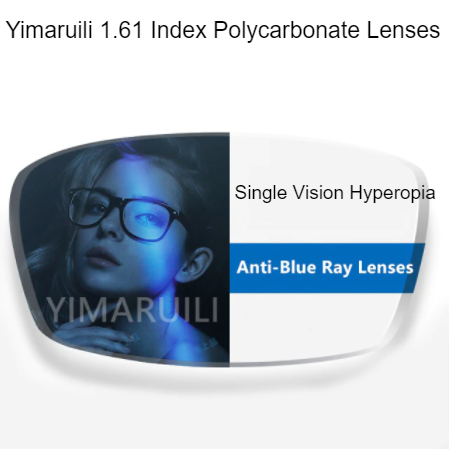 Yimaruili HD Resin Aspheric Single Vision Polycarbonate Clear Lenses Lenses Yimaruili Lenses Anti Blue Light Hyperopia  