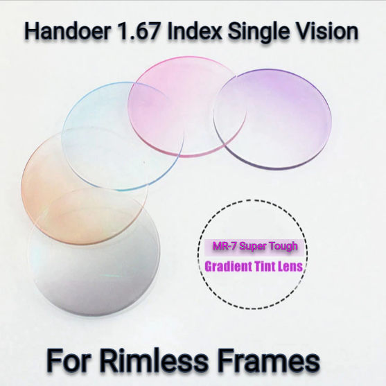 Handoer Single Vision 1.67 Index MR-7 Tinted Lenses Lenses Handoer Lenses