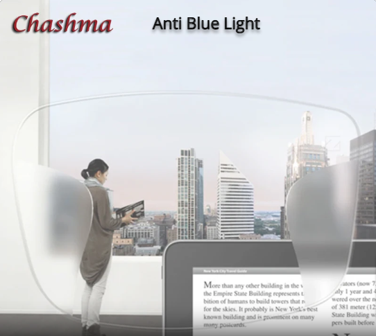 Chashma Ochki Widest Field Progressive Clear Anti Blue Lenses Lenses Chashma Ochki Lenses 1.56  