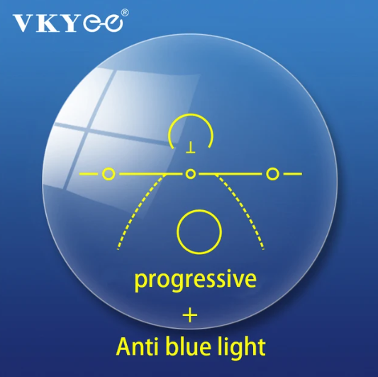 Vicky Progressive Clear Anti Blue Light Lenses Lenses Vicky Lenses 1.56  