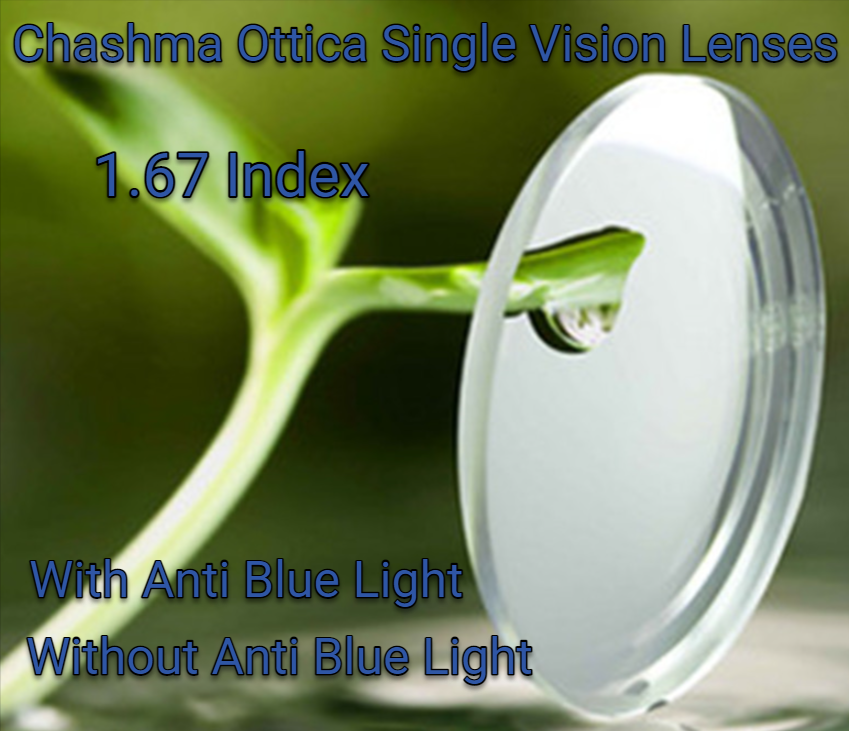 Chashma Ottica 1.67 Index Single Vision Clear Lenses Lenses Chashma Ottica Lenses
