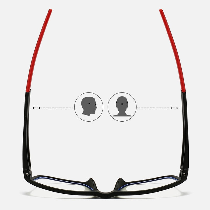 Yimaruili Unisex Full Rim Square Flexible Tr 90 Acetate Sports Eyeglasses Tr5780 Full Rim Yimaruili Eyeglasses