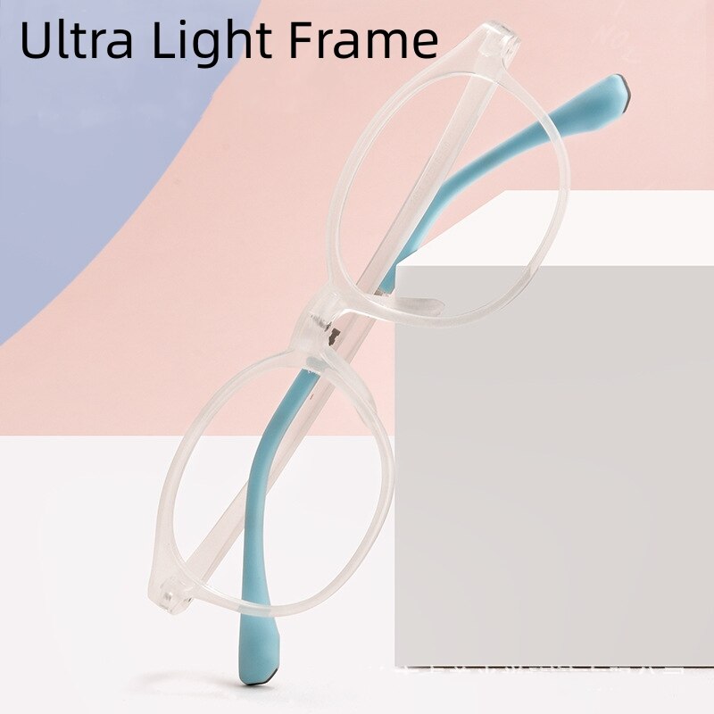Yimaruili Unisex Children's Full Rim Round Ultem Silicone Eyeglasses  2601et Full Rim Yimaruili Eyeglasses