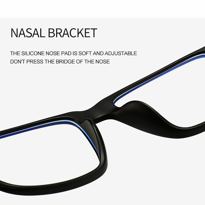 Yimaruili Unisex Full Rim Square Flexible Tr 90 Acetate Sports Eyeglasses Tr5780 Full Rim Yimaruili Eyeglasses