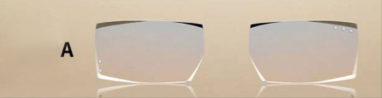 Hotochki 1.67 Index MR-7 Gradient Tint Single Vision Lenses Lenses Hotochki Lenses A Clear