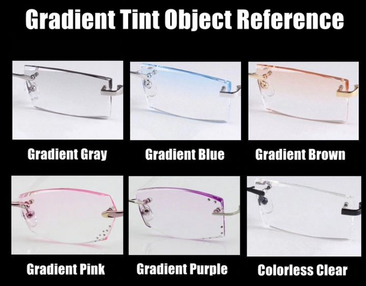 Brightzone 1.61 Index MR-8 Gradient Tint Lenses Lenses Brightzone Lenses