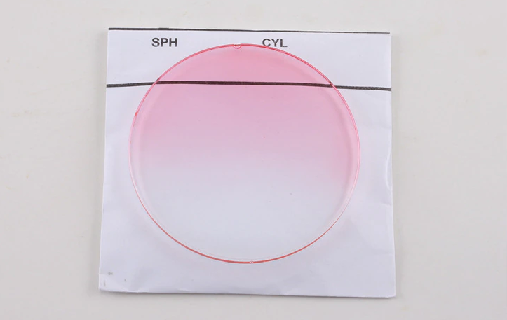 Hdcrafter Progressive M-8 Anti Blue Gradient Tint Lenses Lenses Hdcrafter Eyeglass Lenses 1.61 Gradient Pink