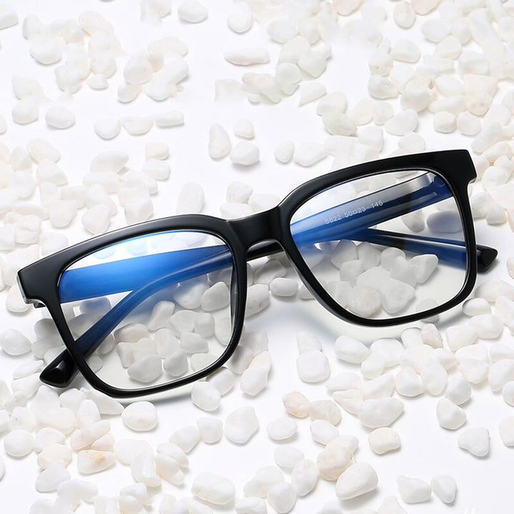 Hotony Unisex Full Rim Square Acetate Eyeglasses 8822 Full Rim Hotony