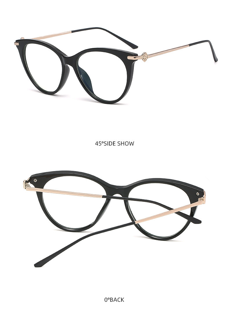 Hotony Women's Full Rim Cat Eye TR 90 Resin Frame Eyeglasses Tr2335 Full Rim Hotony