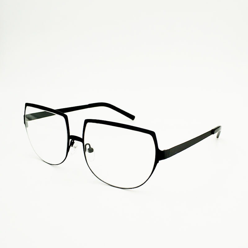 Yujo Unisex Cosplay Full Rim Flat Top Round Alloy Eyeglasses Y007 Full Rim Yujo