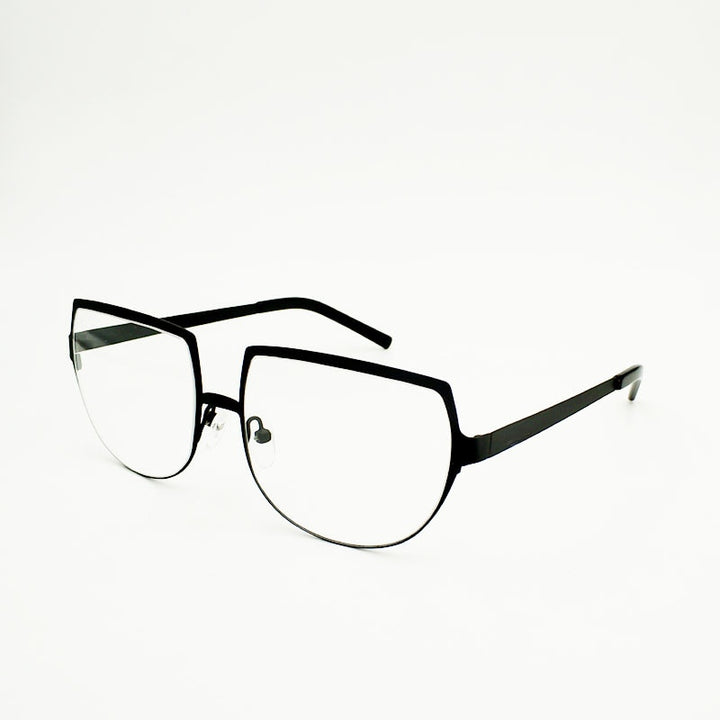 Yujo Unisex Cosplay Full Rim Flat Top Round Alloy Eyeglasses Y007 Full Rim Yujo