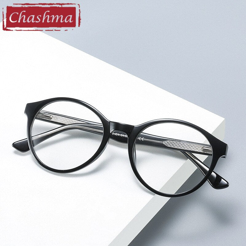 Chashma Unisex Full Rim Round Acetate Eyeglasses 2007 Full Rim Chashma