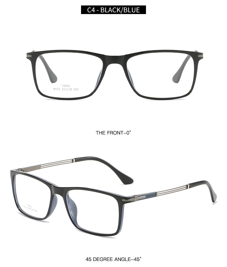Hotochki Unisex Full Rim Aluminum Magnesium Frame Eyeglasses 9170 Full Rim Hotochki
