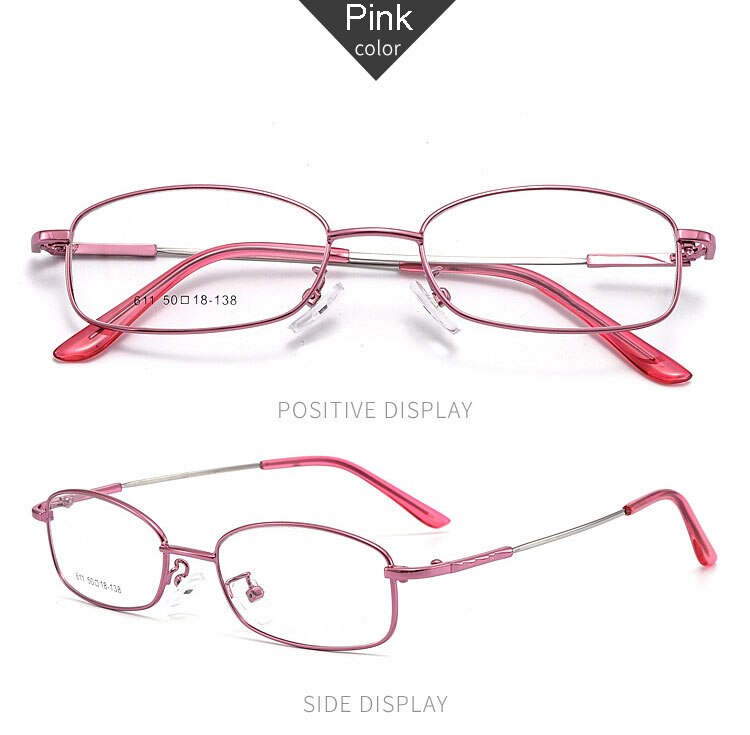 Hotochki Unisex Full Rim Alloy Frame Eyeglasses 611 Full Rim Hotochki