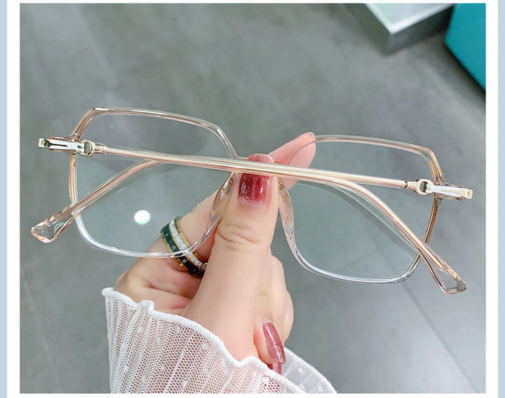 Hotony Women's Full Rim TR 90 Resin Square Frame Eyeglasses Lk303 Full Rim Hotony