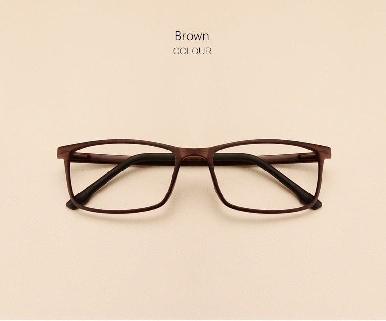 Yimaruili Unisex Full Rim Imitation Wood Grain Resin Frame Eyeglasses 98056 Full Rim Yimaruili Eyeglasses