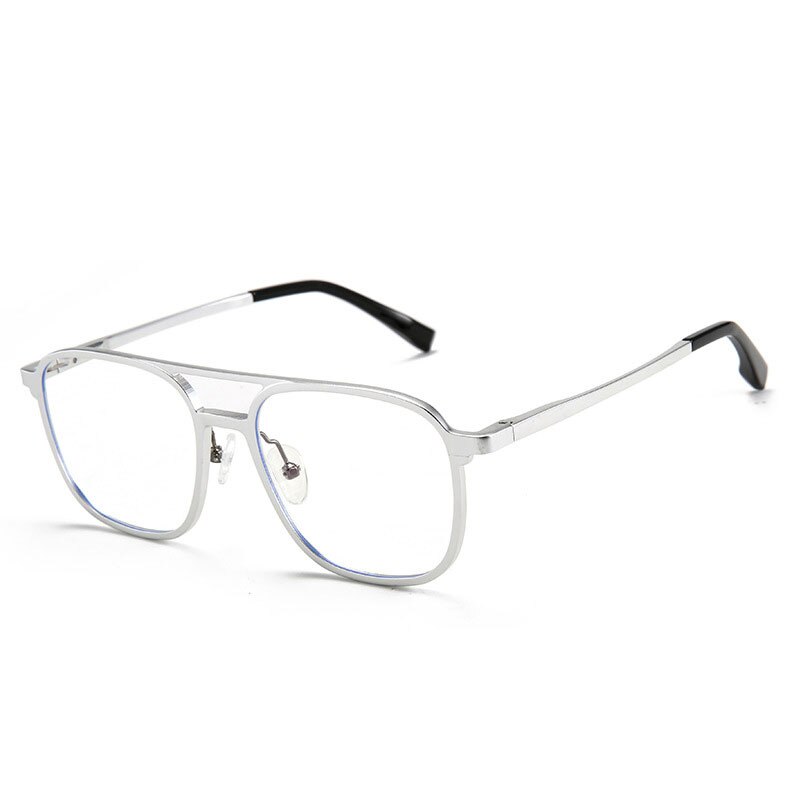 Hotochki Men's Full Rim Square Alloy Frame Eyeglasses 6113 Full Rim Hotochki