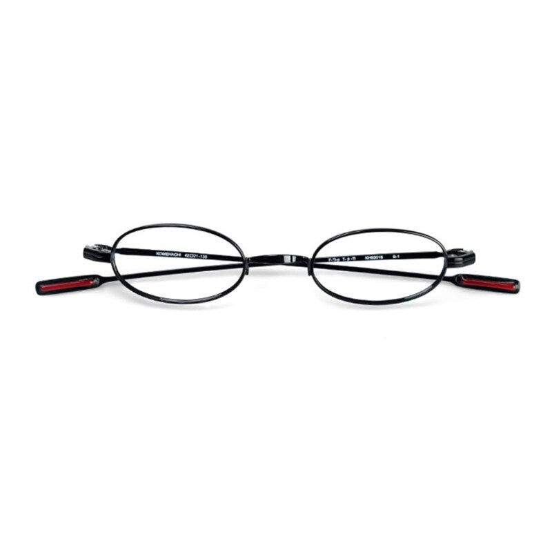 Yujo Unisex Full Rim Titanium Irregular Polygon Reading Glasses Y042 Reading Glasses Yujo