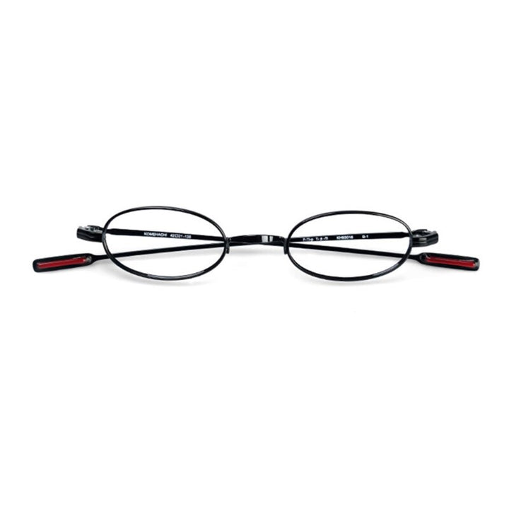 Yujo Unisex Full Rim Titanium Irregular Polygon Reading Glasses Y042 Reading Glasses Yujo