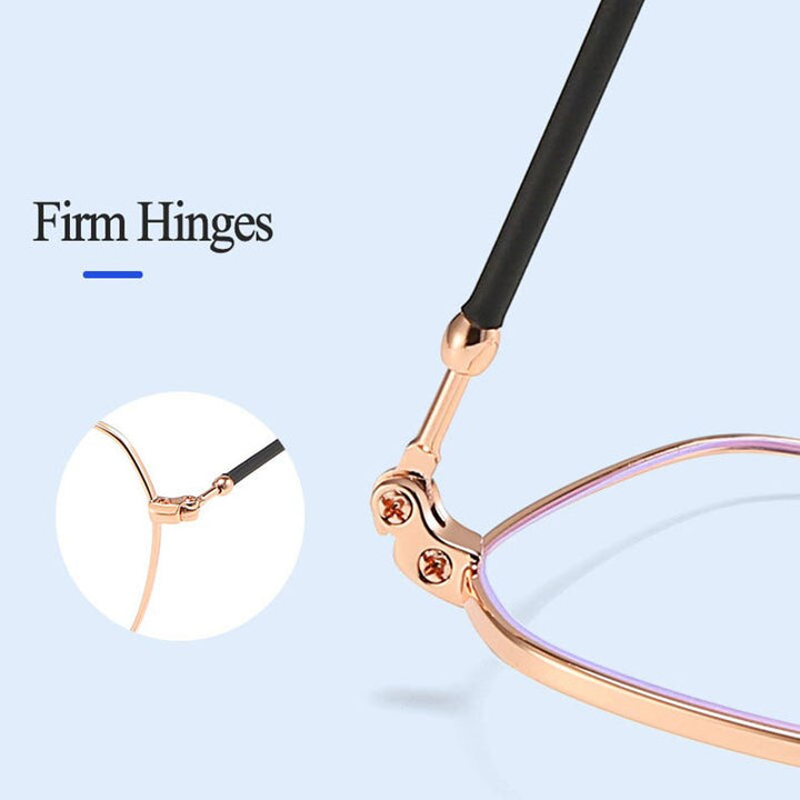 Hotony Unisex Full Rim Square Alloy Eyeglasses  Zy1917 Full Rim Hotony